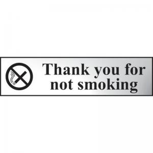Thank You For Not Smoking - Chr 200 X 50mm 410695