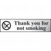 Thank You for Notsmoking - Chr (200 X 50 Mm) 410695