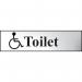 Toilet (with Disabledsymbol) - Chr (200 X 50 Mm) 410696