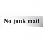 No Junk Mail - Chr (200 X 50 Mm) 410734