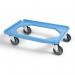 ABS plastic dolly for euro containers - 200kg load capacity 410790