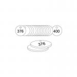 38 mm Dia. Traffolitetags - White (376 to 400) 410809