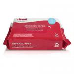 Clinell sporicidal cleaning wipes 410816