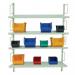 Wall Mounted Shelving Kit Withbookends - H X W X D Mm: 1980 X 1000 X 270 410860