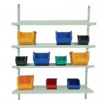 Wall Mounted Shelving Kit Withoutbookends - H X W X D Mm: 2400 X 1000 X 370 410909