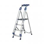 Platform Step Ladder,4 Treads, En-131 Professional 410926