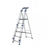 Platform Step Ladder,6 Treads, En-131 Professional 410928