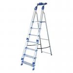 Platform Step Ladder,7 Treads, En-131 Professional 410929