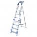 Platform Step Ladder,7 Treads, En-131 Professional 410929