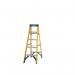 Fibreglass Swingback Step Ladder,5 Tread, En-131 Professional 410931