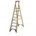Fibreglass Platform Step Ladder,8 Tread, En-131 Professional 410939