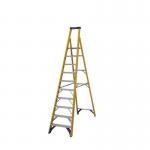 Fibreglass Platform Step Ladder,10 Tread, En-131 Professional 410940