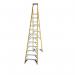 Fibreglass Platform Step Ladder,12 Tread, En-131 Professional 410941