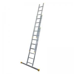 3 Section Alu Extension Ladder - 14 Tread 4.09M, En-131 Professional