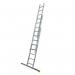 3 Section Alu Extension Ladder - 14 Tread 4.09 M, En-131 Professional 410953