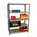 Boltless steel shelving with MDF shelves - 265kg 411365