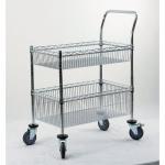 Wire Basket Trolley - 370 X 480 X 810 