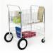 Chrome plated wire trolley - deep trays 411371