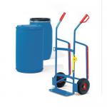 Plastic Drum Trolley And Stand On Rubber