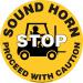 Floor Marker 430 Mmdia. Stop - Sound Horn 411407