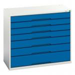 Verso Static Drawer Cabineth X W X D 900 X 1050 X 550 with 7 Drawers 411453