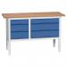 Verso Static Storagebench 1500 mm Long with 6 Drawers 411457