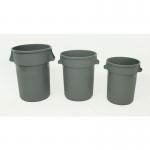 Budget heavy duty round plastic containers 411525