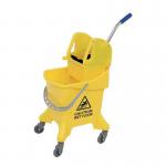 31L Deluxe mobile mop bucket with ringer 411567