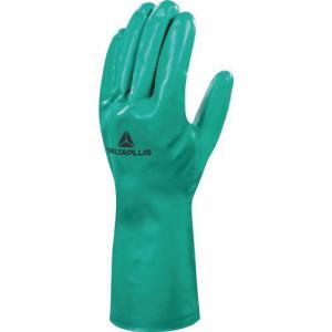 Nitrile flock lined chemical gloves 411640
