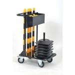 Plastic post and chain trolley kits 411699