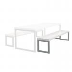 Welded table and bench set 411975