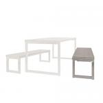 Welded table and bench set 411983