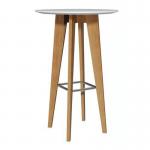 Oak poseur table 412006