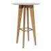 Oak poseur table 412006