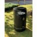 Slingsby Harribin outdoor hooded top litter bin 412032