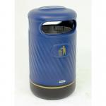 Slingsby Harribin outdoor hooded top litter bin 412034