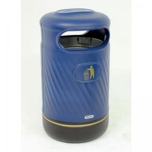 Slingsby Harribin outdoor hooded top litter bin 412034
