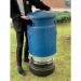 Slingsby Harribin outdoor hooded top litter bin 412034