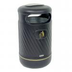 Slingsby Harribin outdoor hooded top litter bin 412035