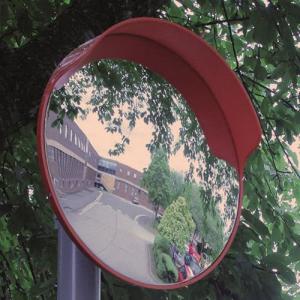 Keylight Outdoor Convex Mirror With Hood - 450mm Dia 412123