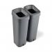 Small U shaped recycling bin 412128