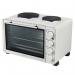 30L Electric mini oven with 2 hotplates 412142