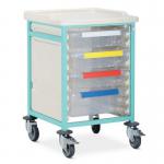 Caretray procedure trolleys with trays 412146