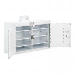 Cabinet - Drug - 800 X 300 X 900 mm -dbl Dr - Light - 8 X 255 Full Shelves - Nomad Capacity 58 412178