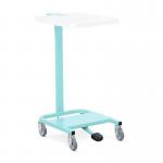 Soiled laundry trolleys - cantilever frame with lid 412198