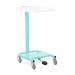 Soiled laundry trolleys - cantilever frame with lid 412198