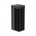 Swivel top litter bin Black 412215