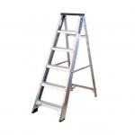 En 131-2 Professional Swingbackstep with Tool Tray, Aluminium, 5 Tread 412217
