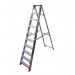 En 131-2 Professional Swingbackstep with Tool Tray, Aluminium, 10 Tread 412221
