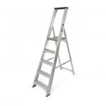 En 131-2 Professional Platformstep with Tool Tray, Aluminium, 5 Tread 412224